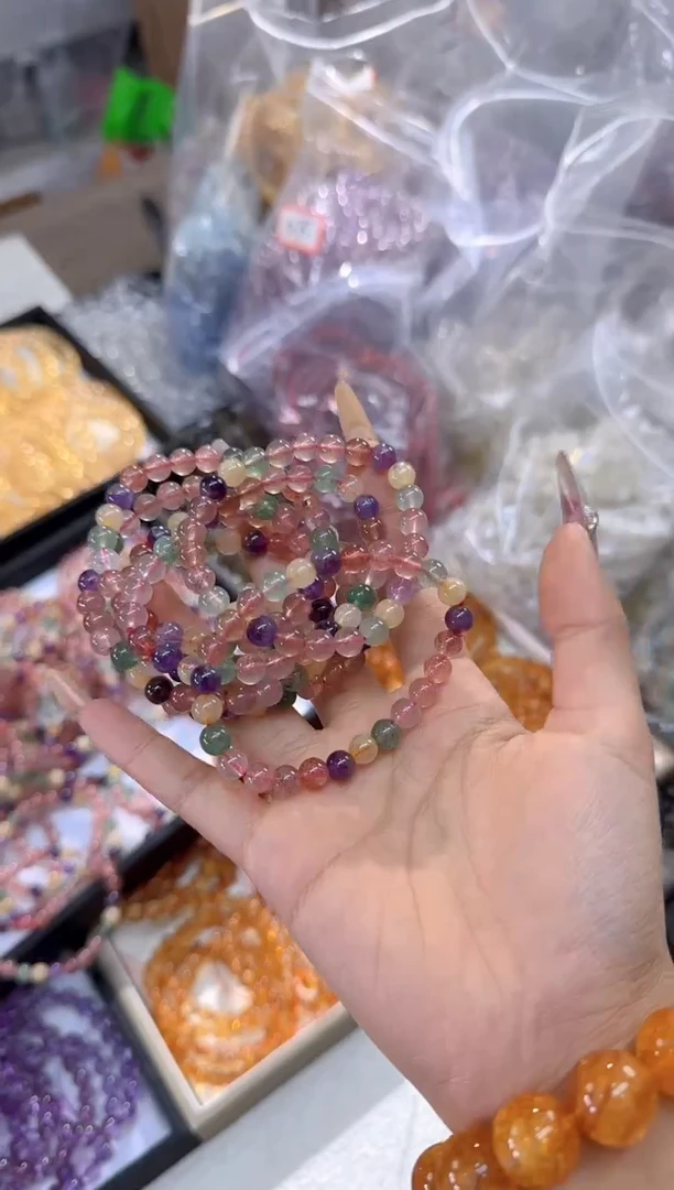 【闪购商品】水晶手串未镶嵌183/多样性发其一/7+