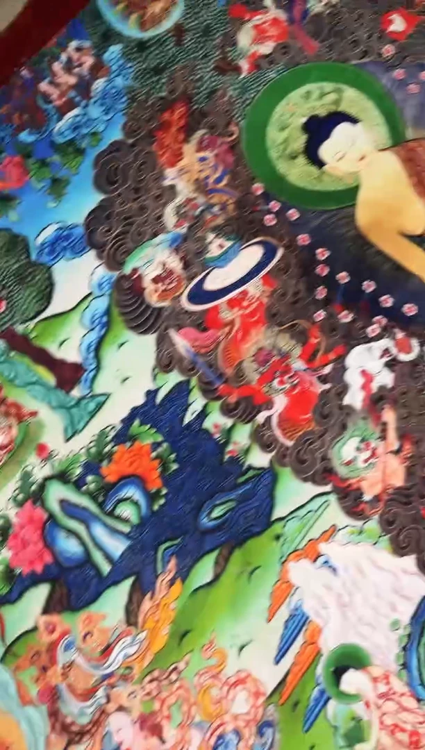 卷轴画卷轴画龙妹的唐卡链接tk16076