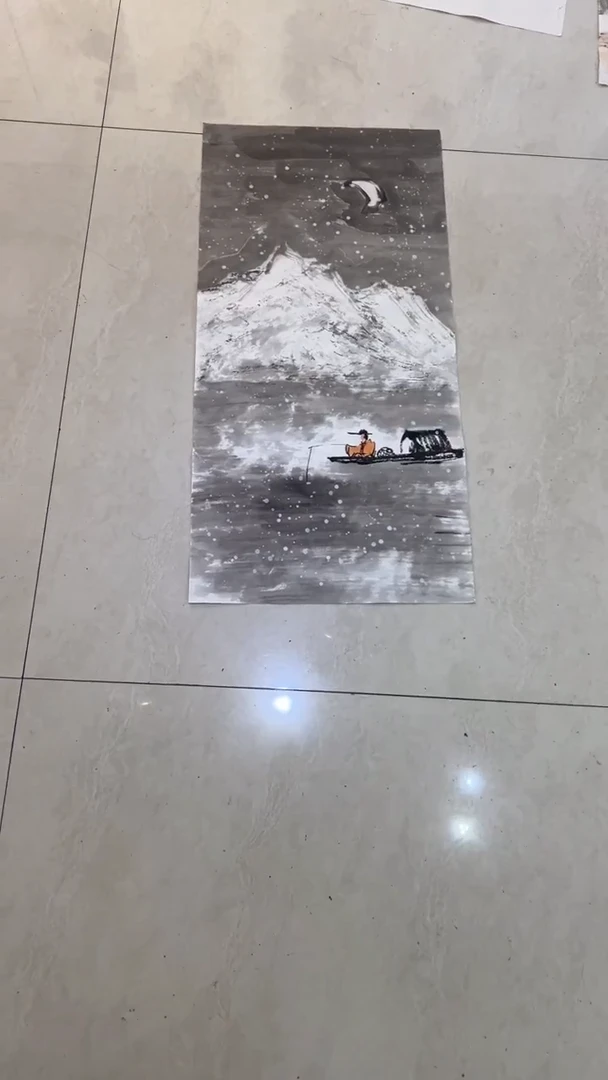 国画澹*张自学水墨国画36