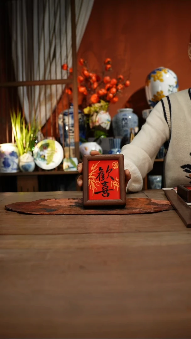 当代高温釉下彩手绘陶瓷餐具