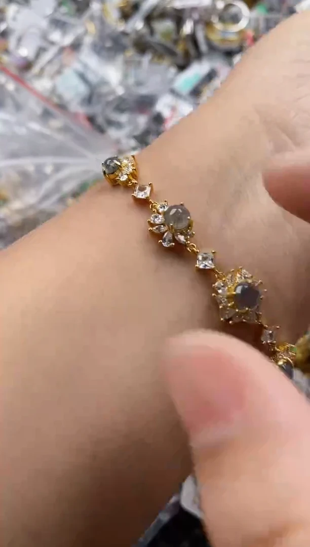 银S925镶嵌戒指翡翠333   10