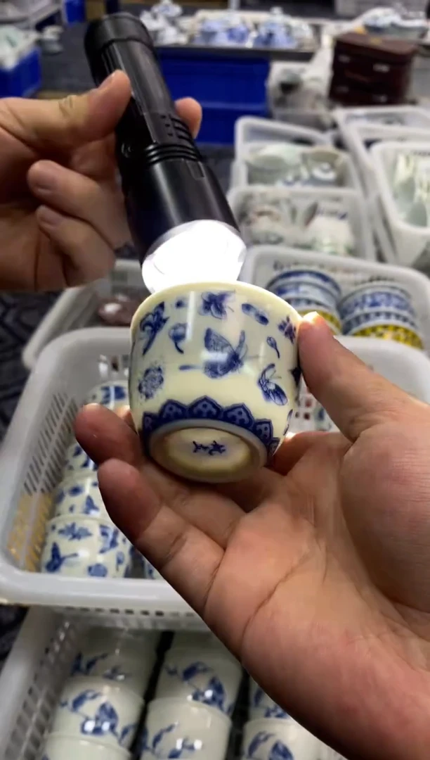 摆件陶景德陶瓷茶具容量约50