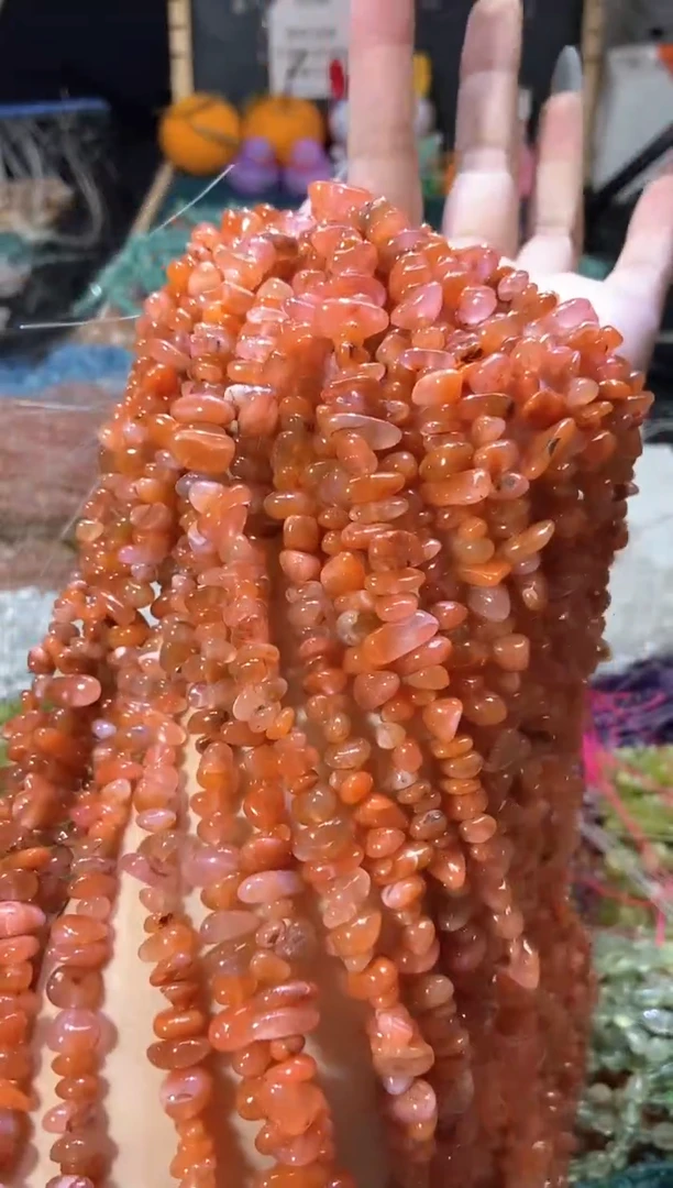 水晶珠宝半成品未镶嵌nanhong