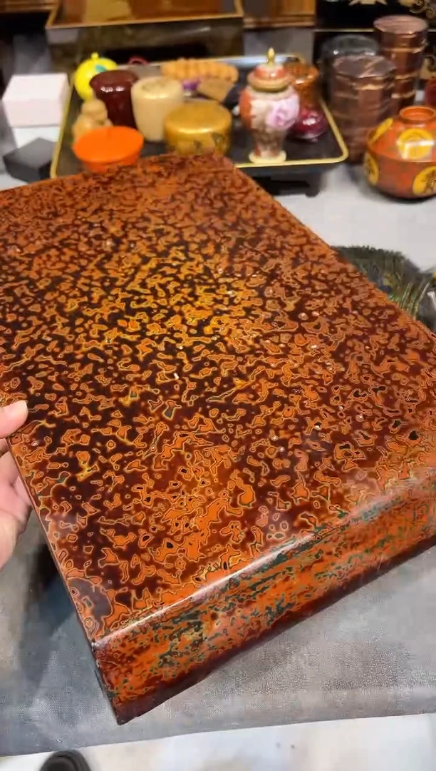 菠萝漆 卷几 大漆漆器大漆漆器