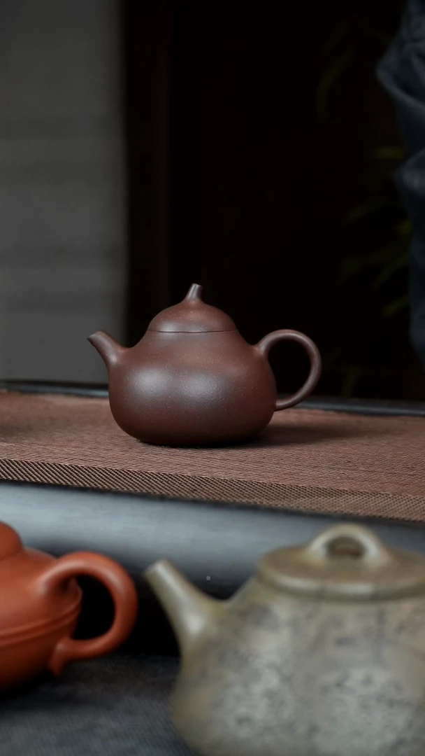 【闪购商品】紫砂茶壶茄瓜 微微瑕 100CC