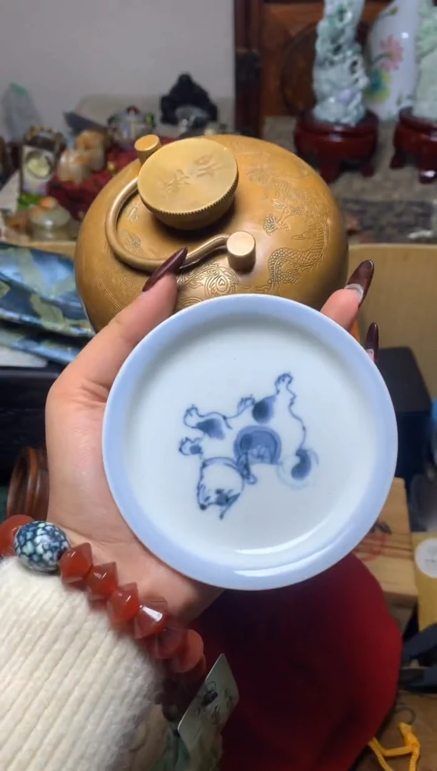 紫砂盖碗瓷器默认微瑕瓷器