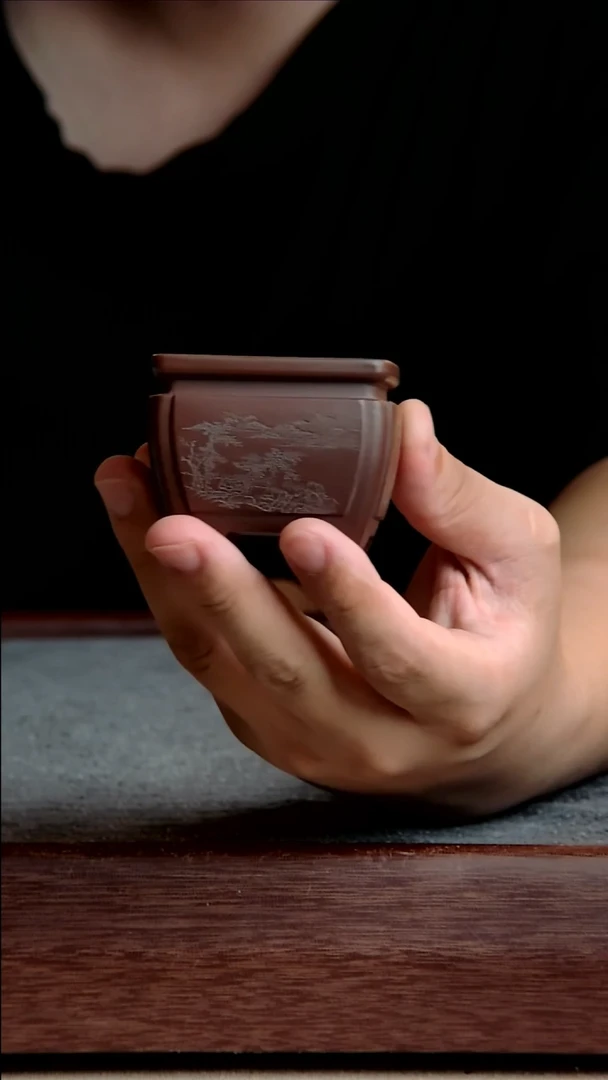 紫砂花盆4.5*4内径尺寸