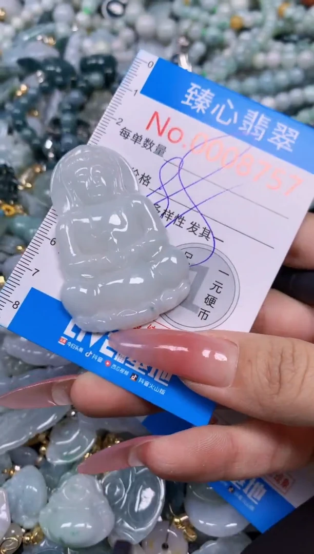 【闪购商品】翡翠颈饰未镶嵌含绳0008757