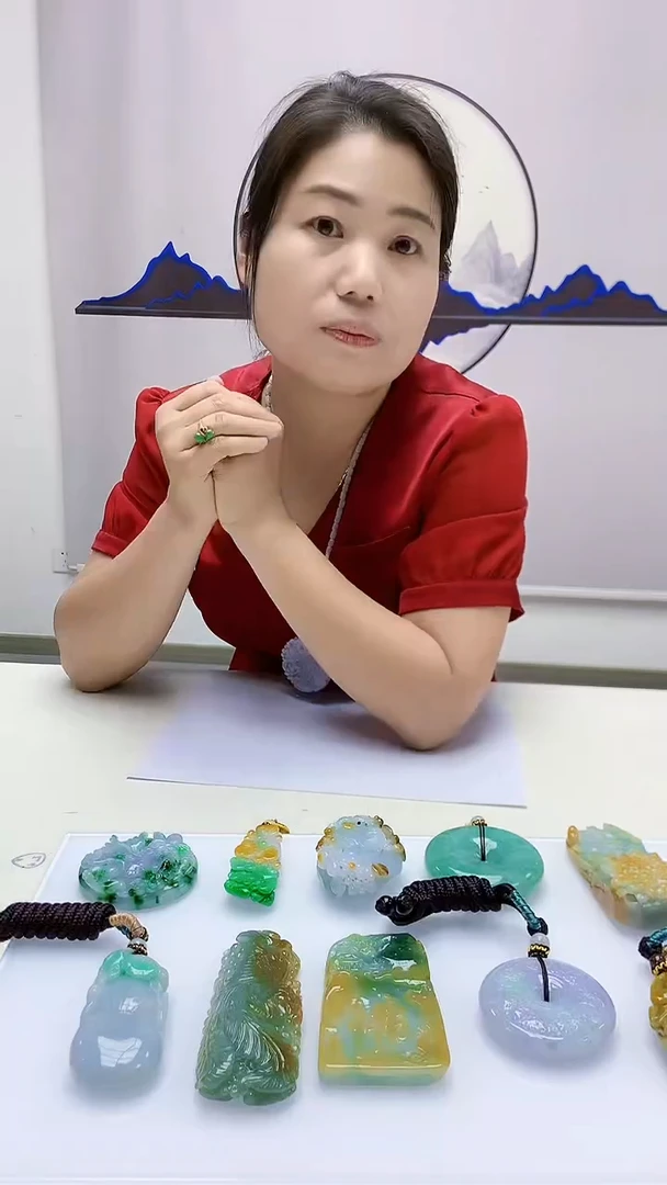 定制翡翠未镶嵌4902zm-毛货挂件