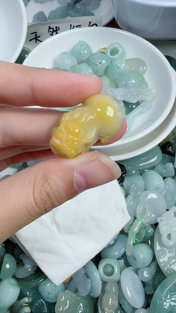 散珠翡翠158号链接，A货翡翠