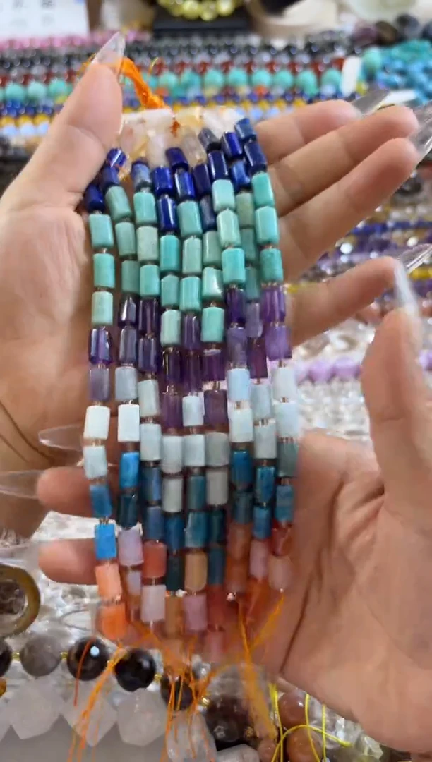 未镶嵌玛瑙/玉髓珠宝半成品七脉轮