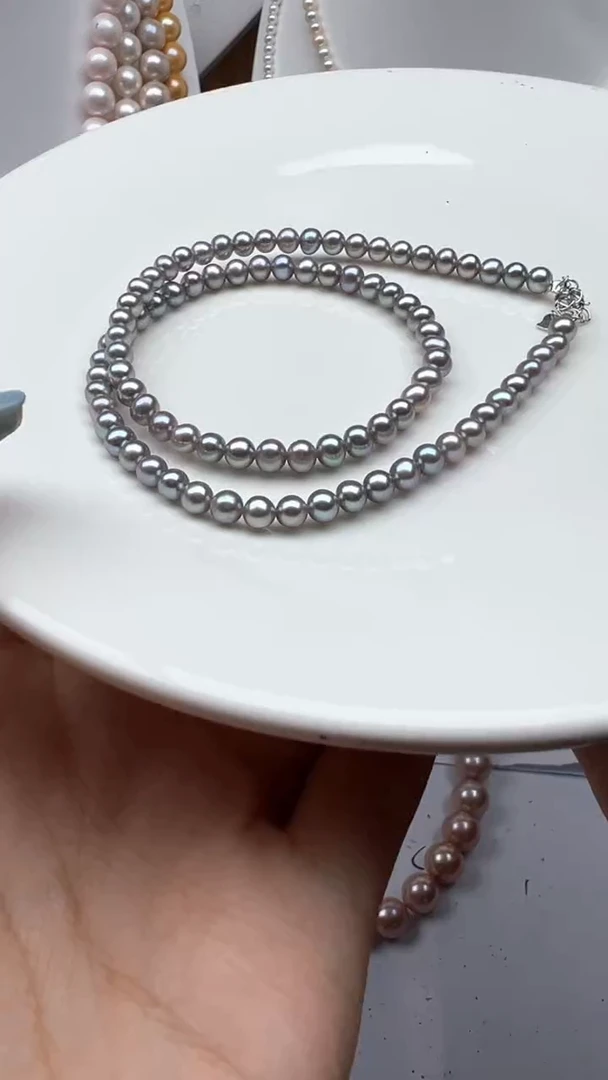 淡水珍珠未镶嵌颈饰1