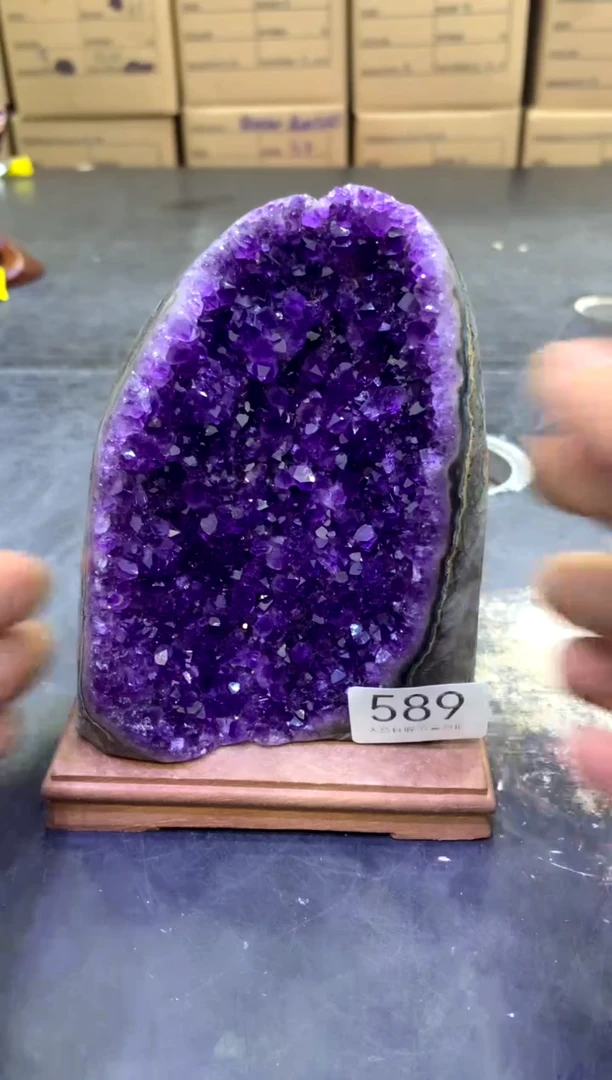 【闪购商品】水晶摆件未镶嵌天然高品质紫晶589