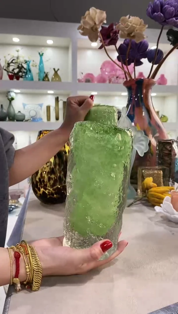 ?*鱼慕忆家手作琉璃花瓶小号