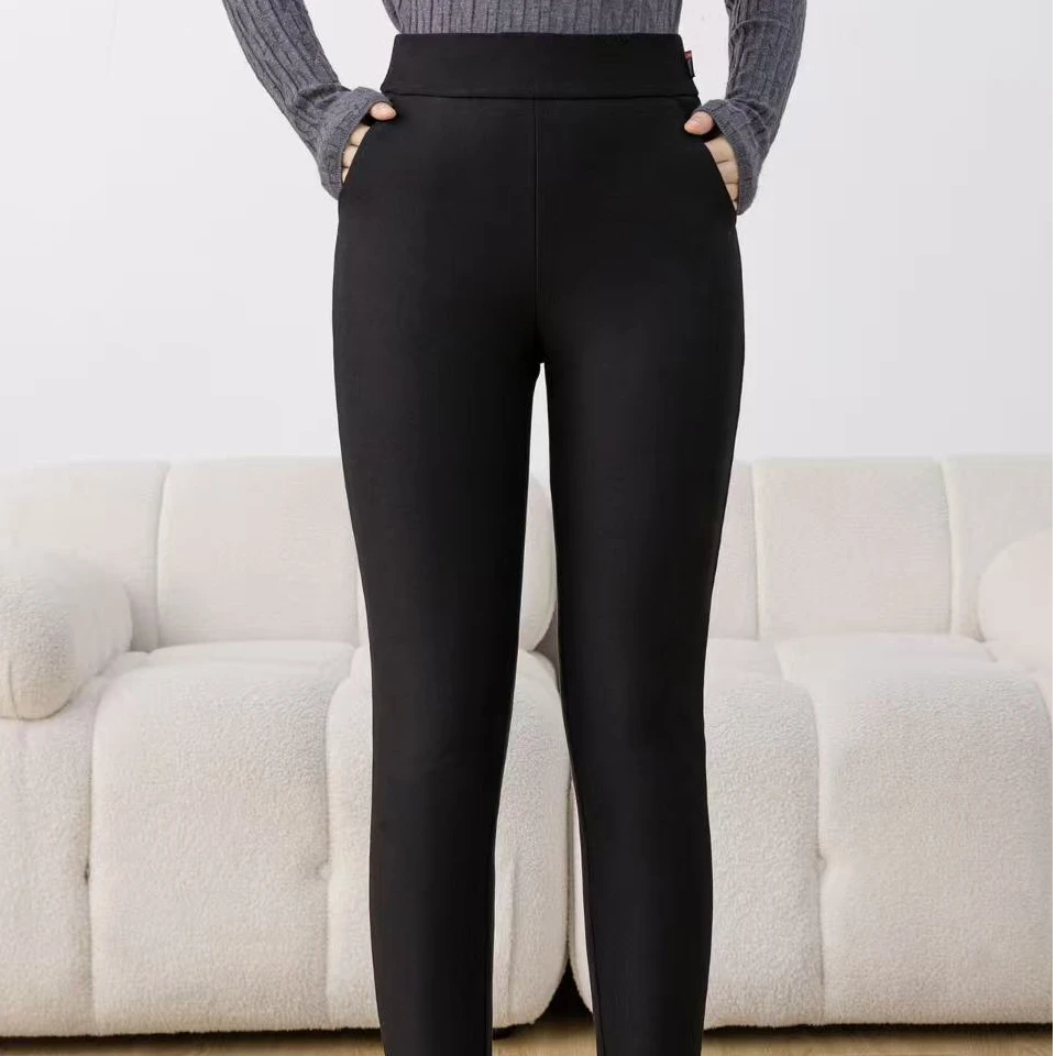 8808 秋冬新款女士休闲保暖外穿裤（带口袋） F28 三楼