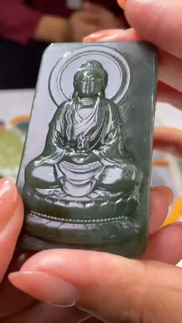 和田玉未镶嵌挂件303540