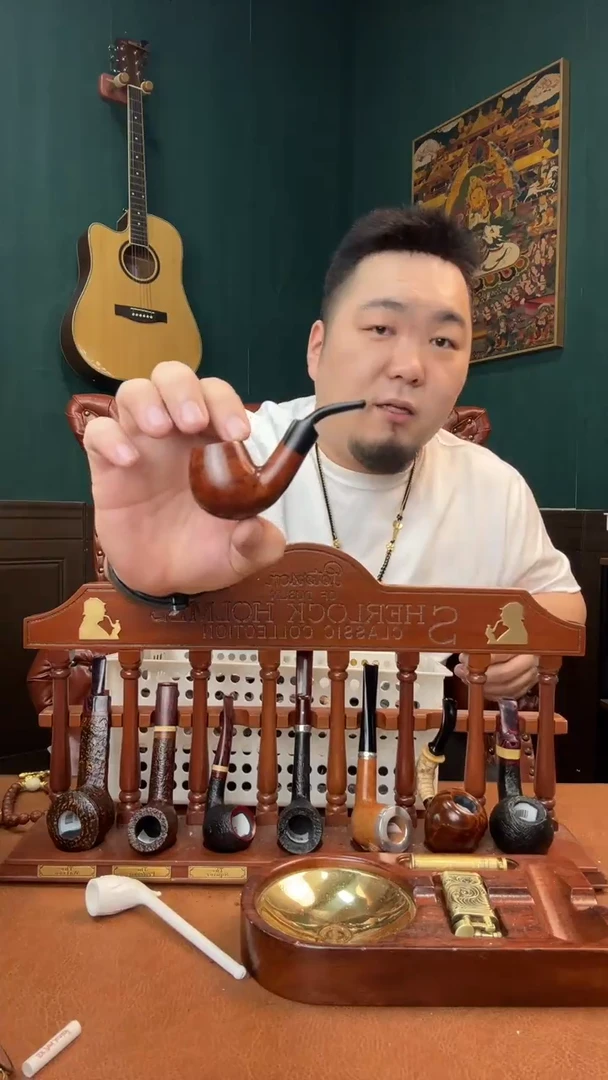 石楠木木雕款意大利进口石楠木烟斗