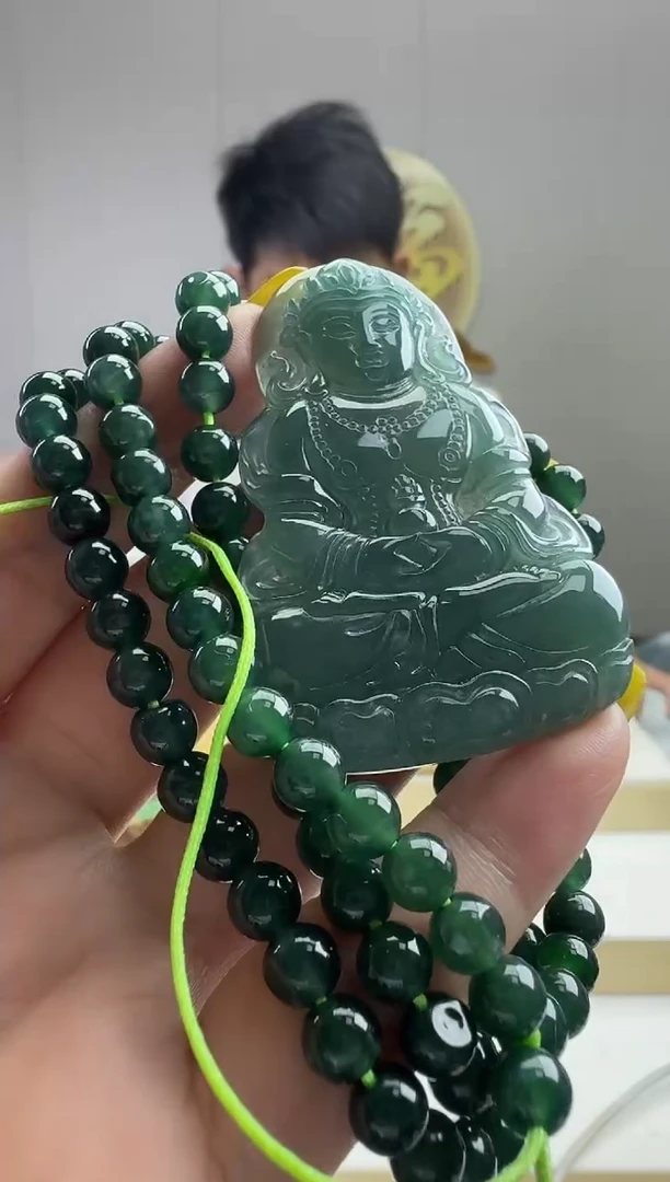 颈饰未镶嵌翡翠天然A货翡翠  多样性随机发其一