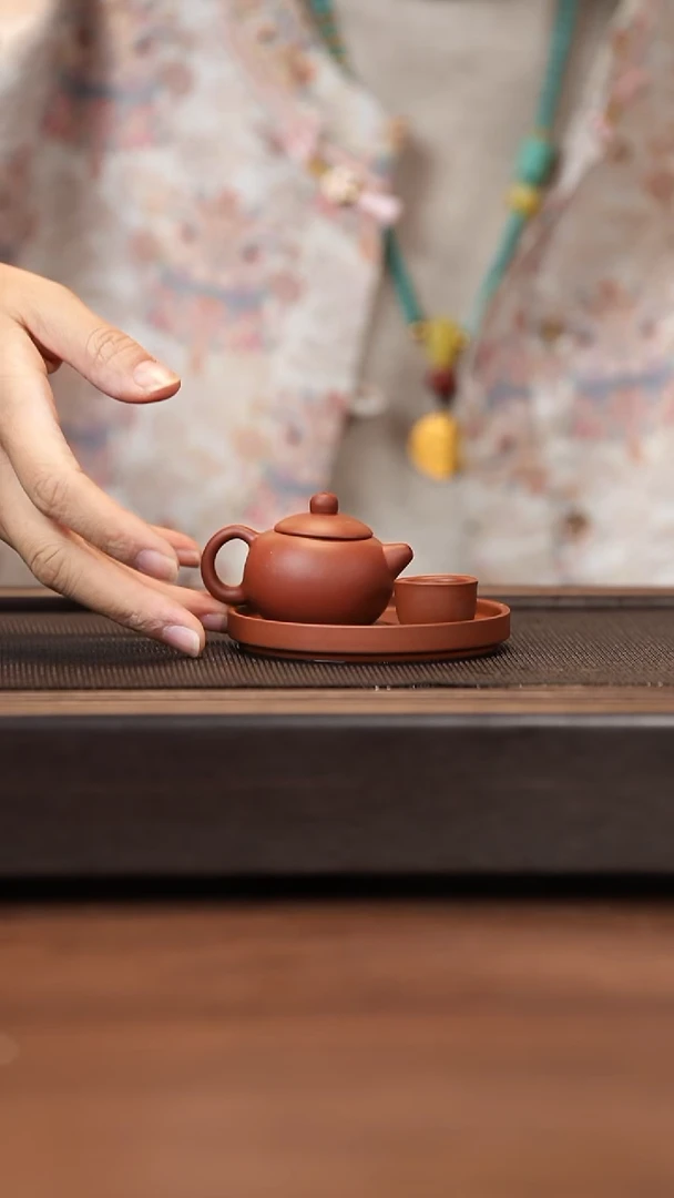 茶壶紫砂月亮紫砂 茶宠 西施壶