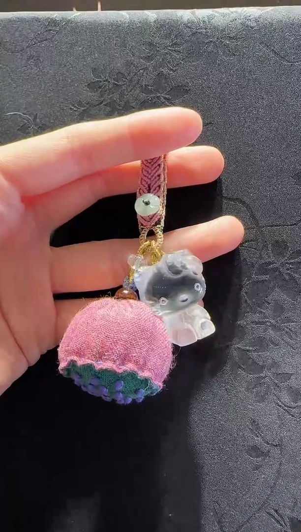 未镶嵌手绳水晶KT猫款