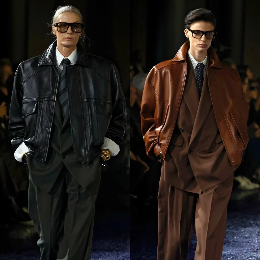 【小熊奢品】秋冬款翻领纯羊毛羊毛衫男女同款毛衣0918