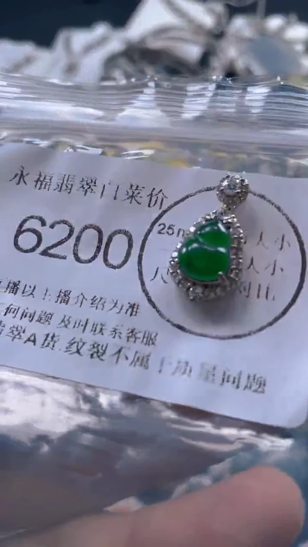 翡翠未镶嵌吊坠(不含链)6200