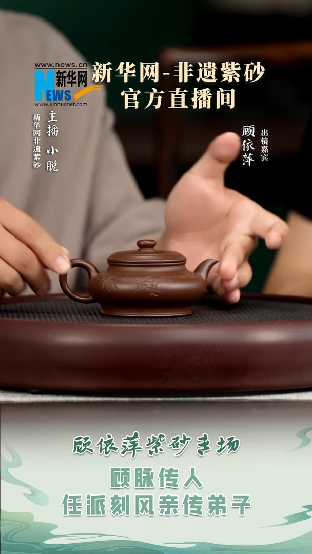 茶壶紫砂GYP105顾依萍虚扁紫170cc