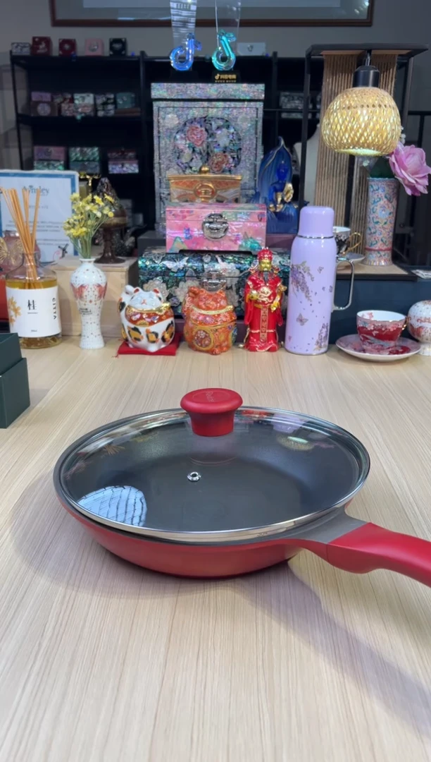 124红厨煎.锅（红色）