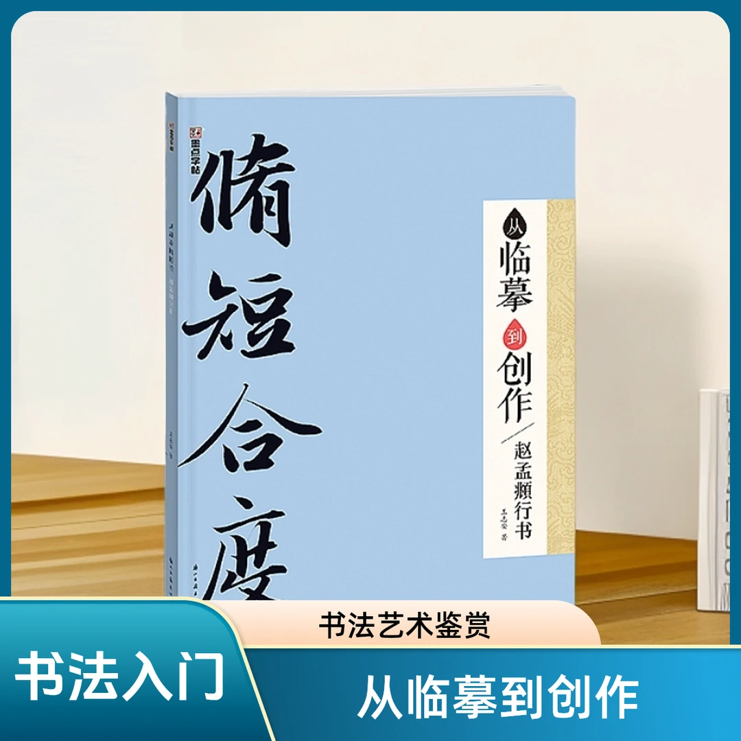 赵孟頫行书从临摹到创作 赵体行书入门到创作 毛笔书法初学者