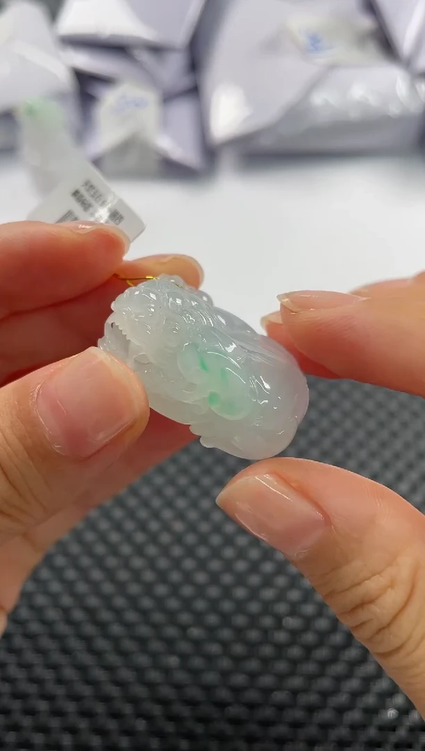 颈饰未镶嵌翡翠基地发货H 4924 貔貅