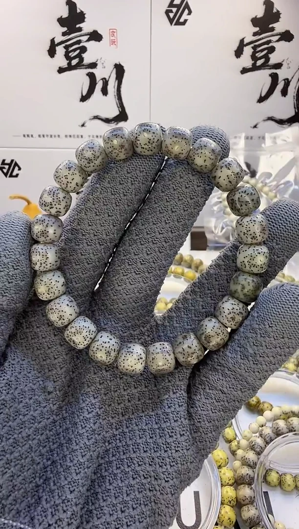 手串星月菩提10/9 冰糖 满天星 星点货 同枝果  B74