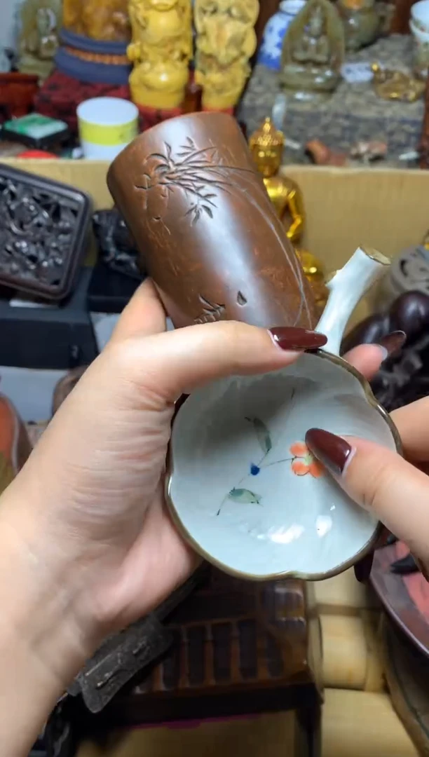 紫砂盖碗瓷器默认微瑕瓷器