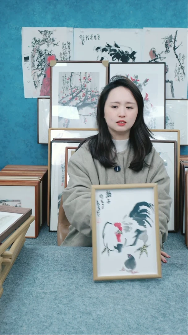 【闪购商品】国画10寸本土老师木质摆台