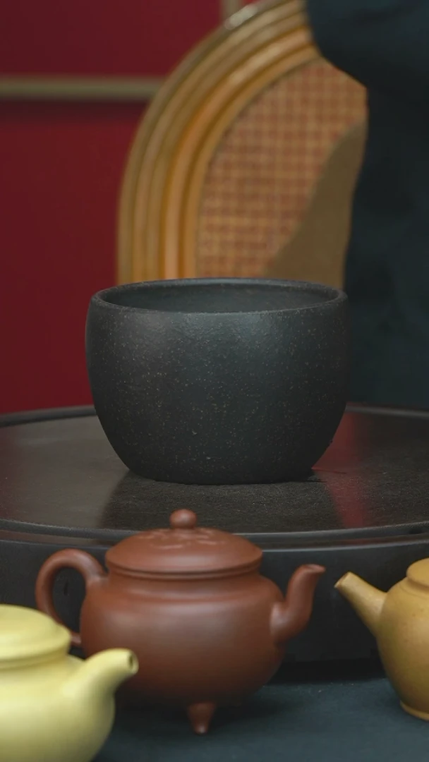 【闪购商品】紫砂茶壶紫砂花盆 古铜泥