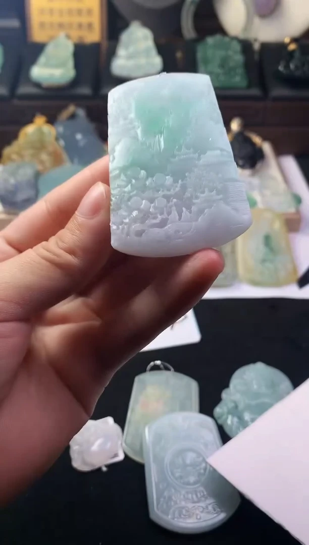 未镶嵌定制翡翠G****登毛货不退不换
