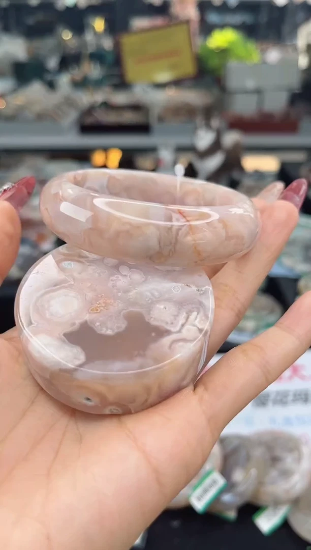 【闪购商品】石英质玉手镯未镶嵌57圈口（赠品镯心）1674207