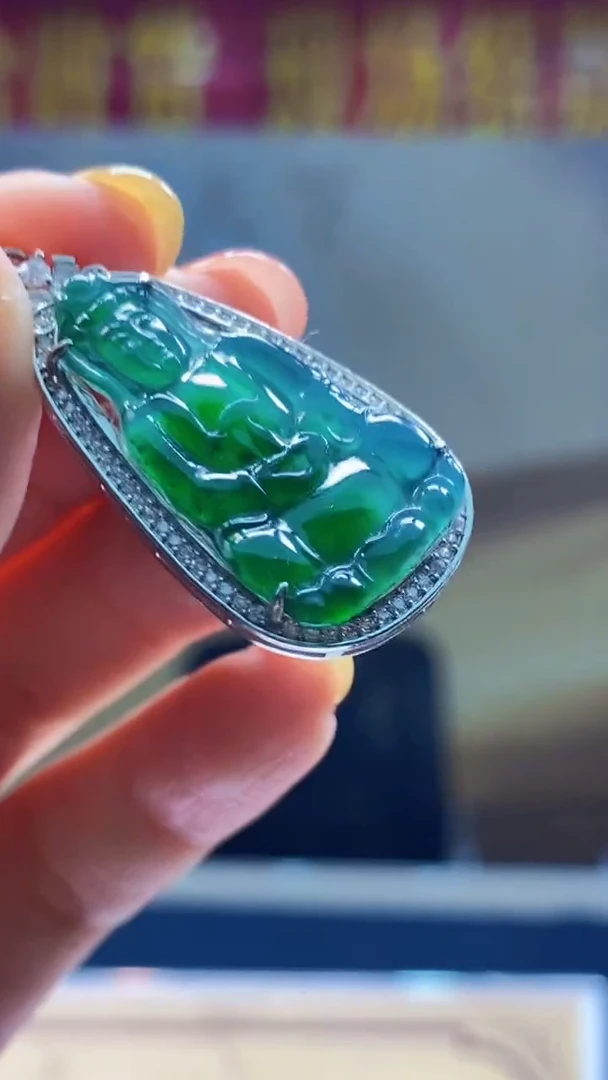 翡翠未镶嵌颈饰********50