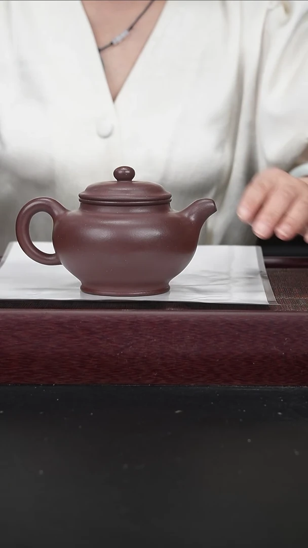 茶壶紫砂jf紫泥 掇只320cc