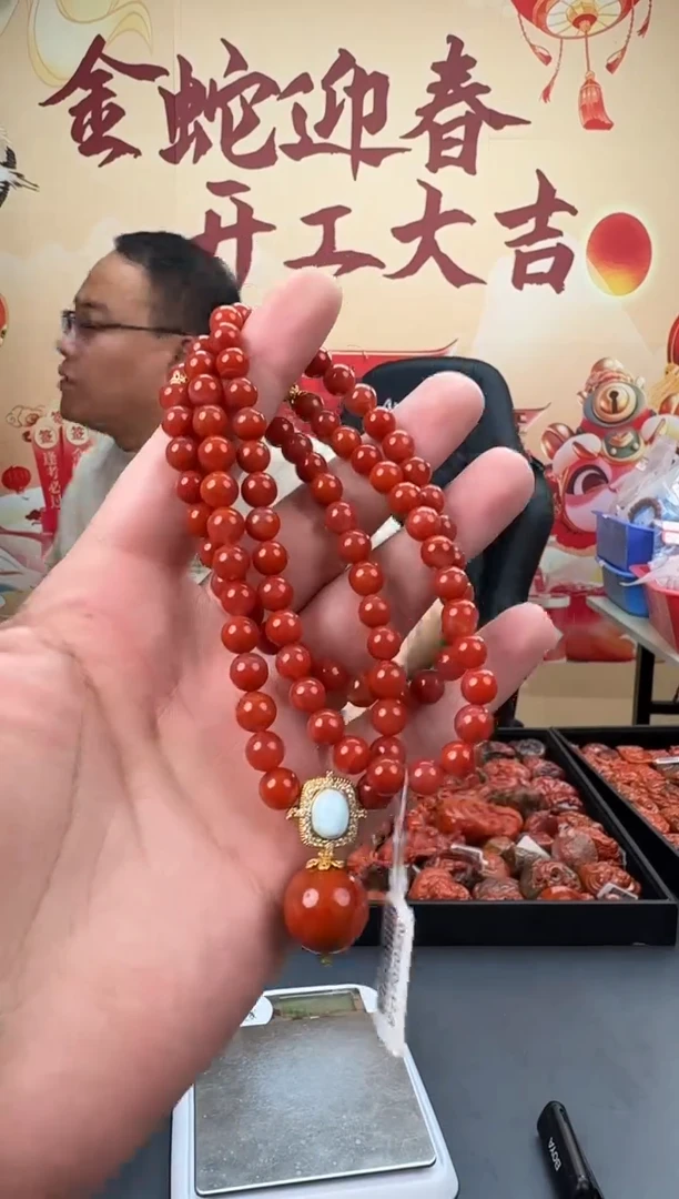 【闪购商品】南红玛瑙多圈银S925镶嵌003ZB0207产品一个