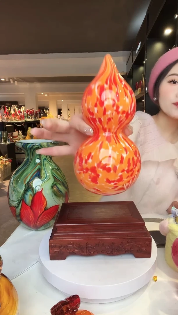 【闪购商品】茶盏琉璃摆件家居摆件