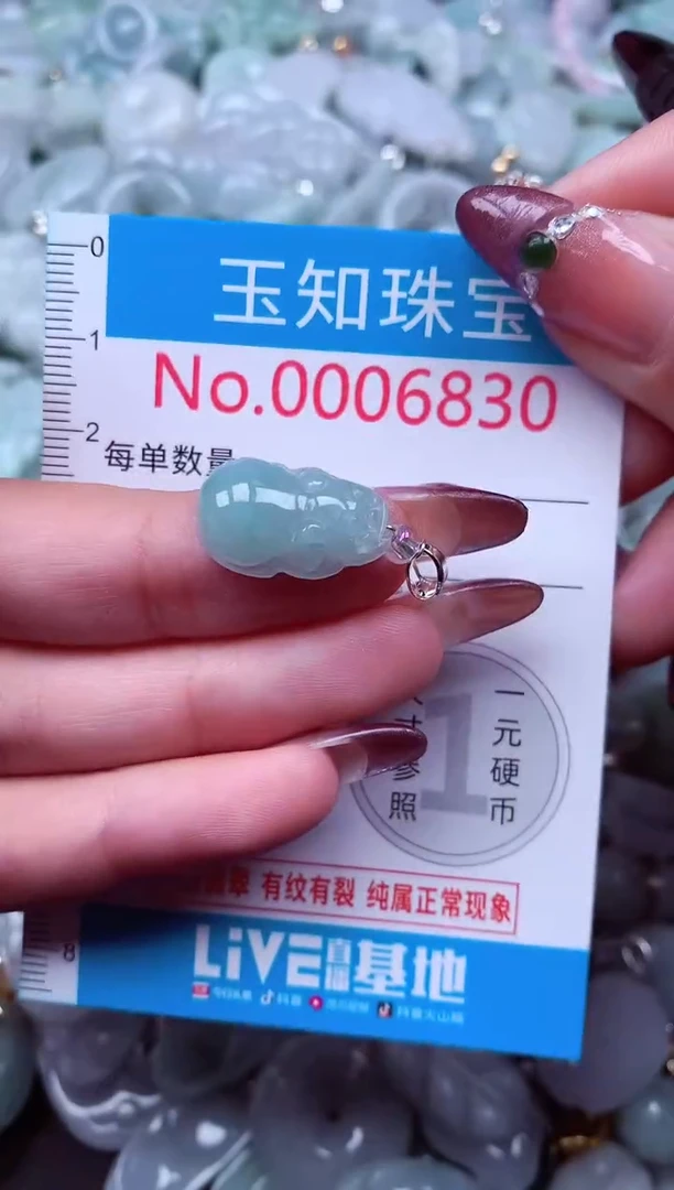 吊坠(不含链)未镶嵌翡翠6830