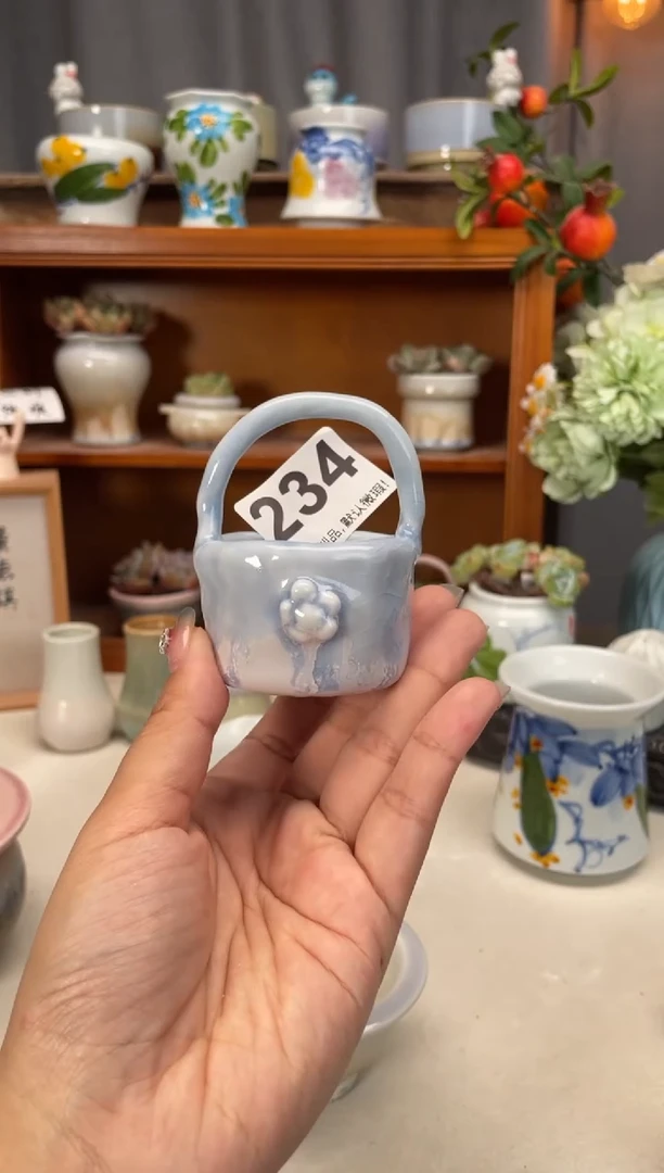 瓷片j***s238知木小芳花盆编号