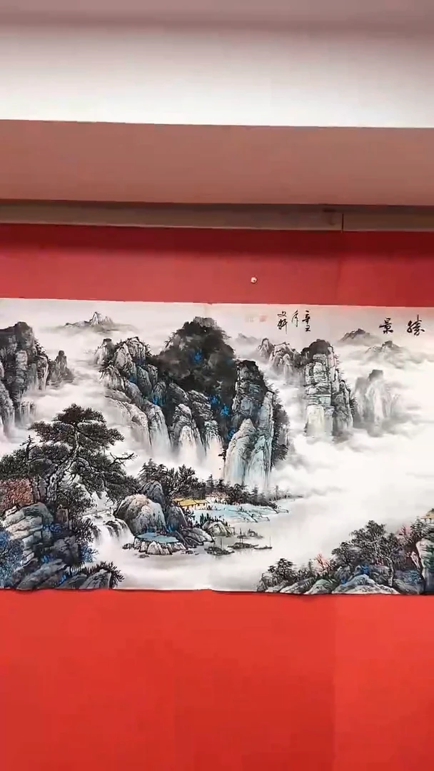 【闪购商品】国画江陵胜景/8尺/莫文轩