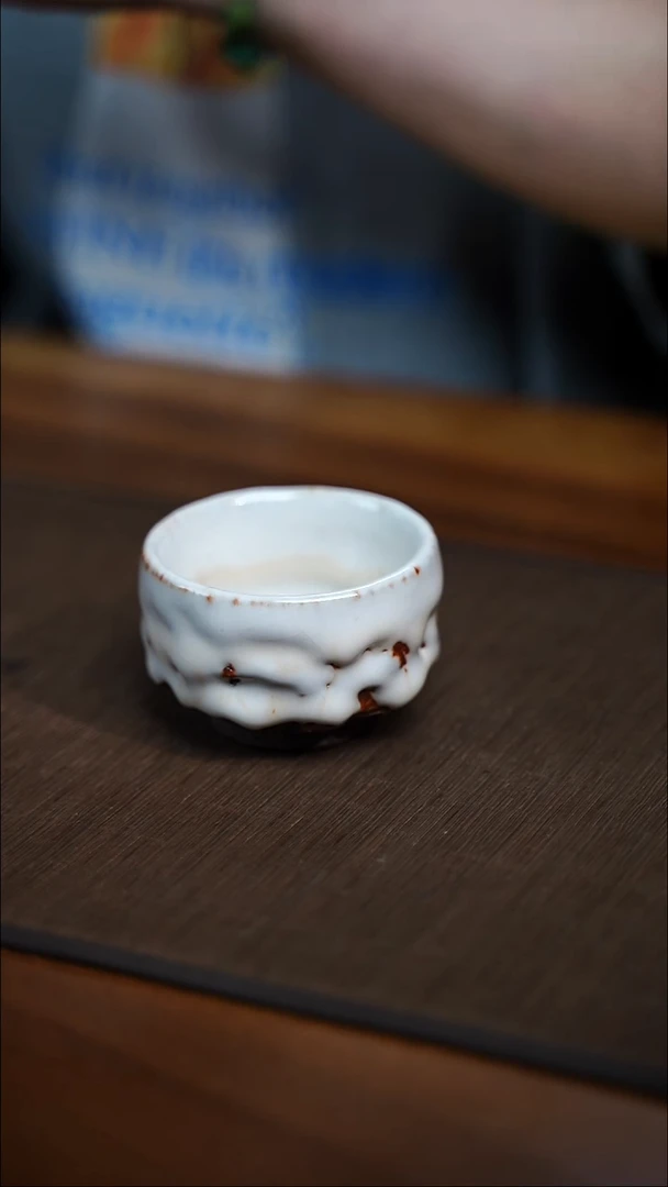 纯手工制作 雪志野杯