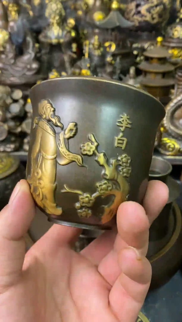 文玩铜器摆件8888