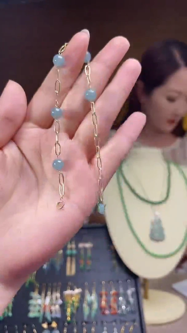 翡翠合金耳饰翡翠