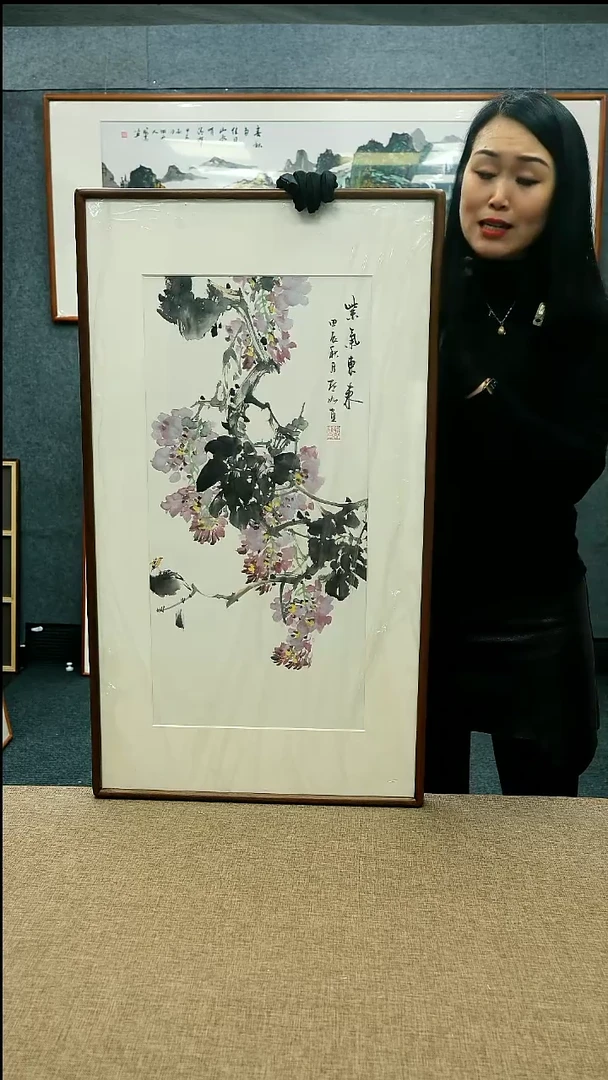 【闪购商品】国画52*92陈默如老师花鸟