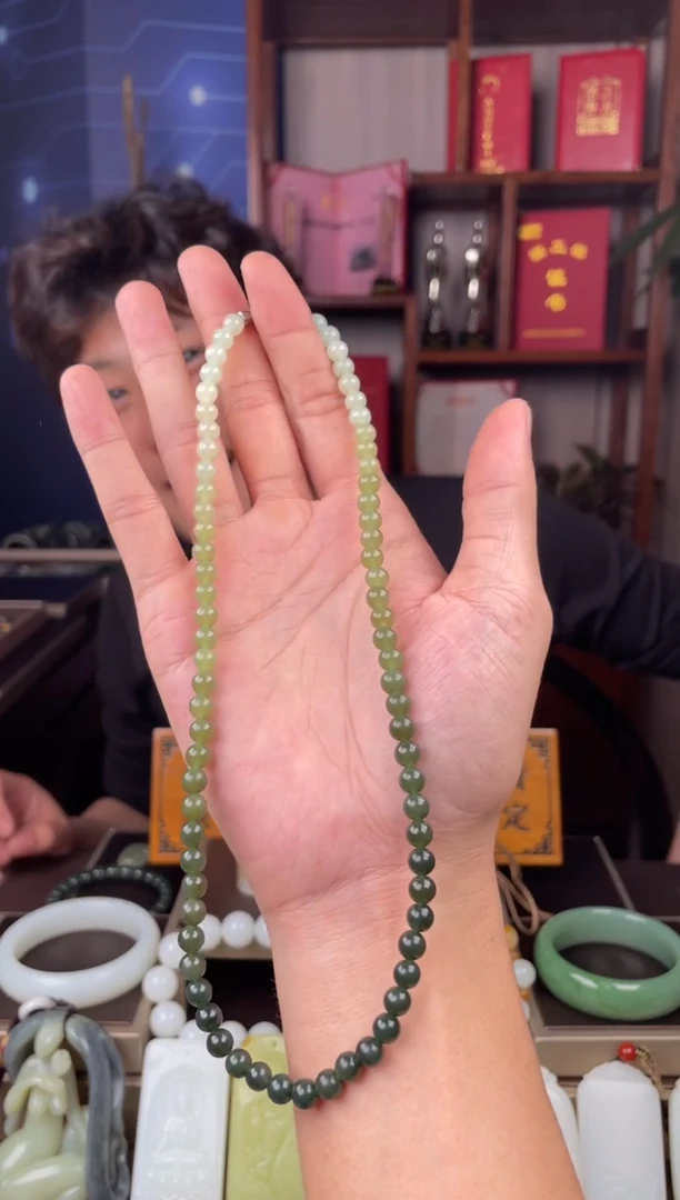 【闪购商品】和田玉手串未镶嵌和田玉渐变多圈手串