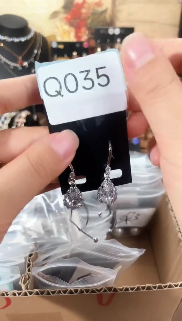 合金925银锆石Q035