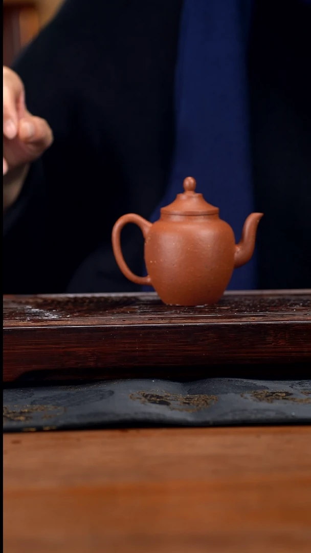 【闪购商品】紫砂茶壶150cc黄龙山原矿降坡泥笠帽宫灯14